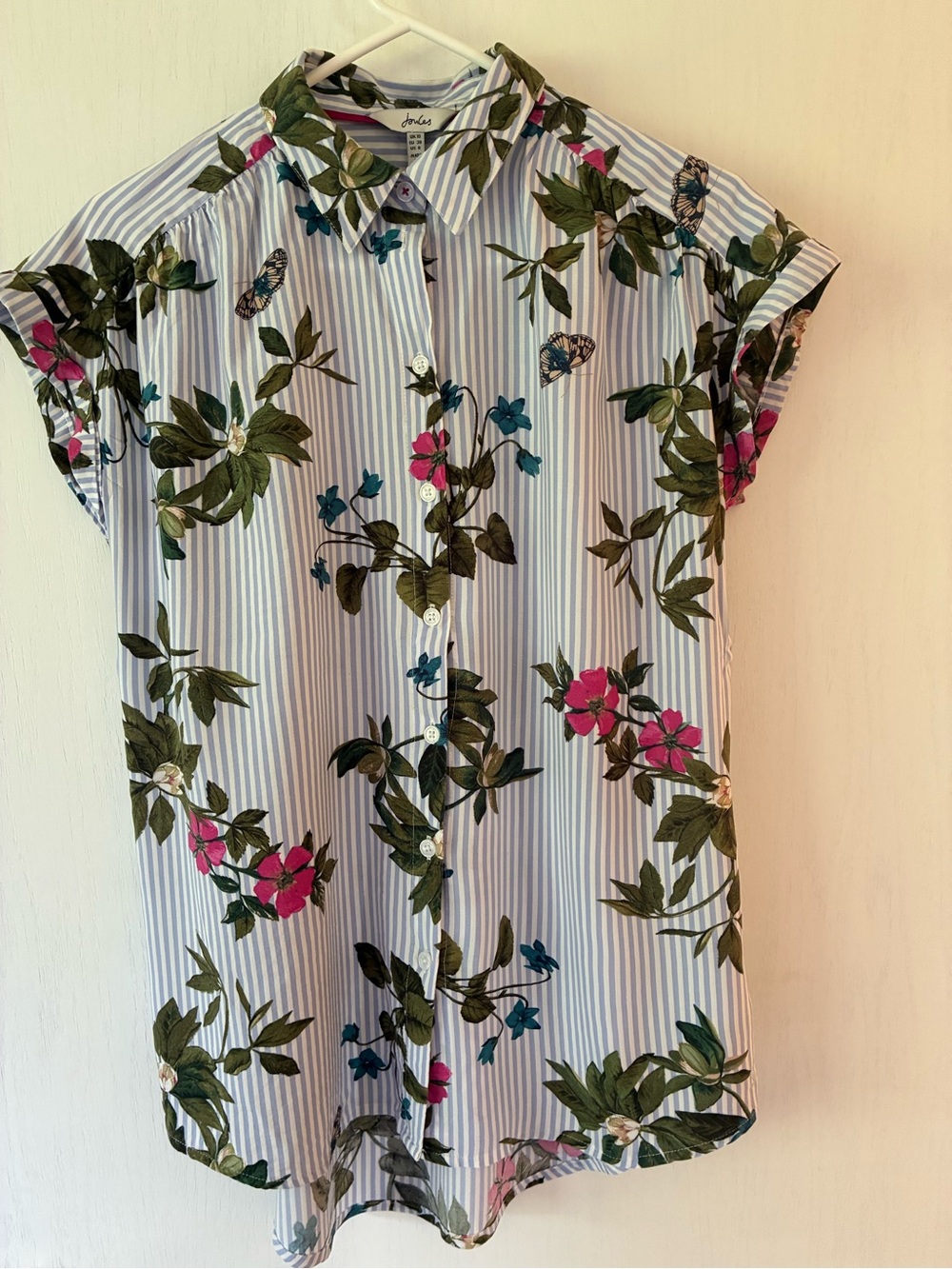 Joules Women’s Cap Sleeve “ Natalie” Top Sz.b6